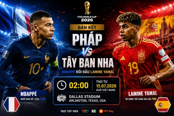 OK9 - Pháp vs Tây Ban Nha: Đại chiến Bán kết World Cup 2026